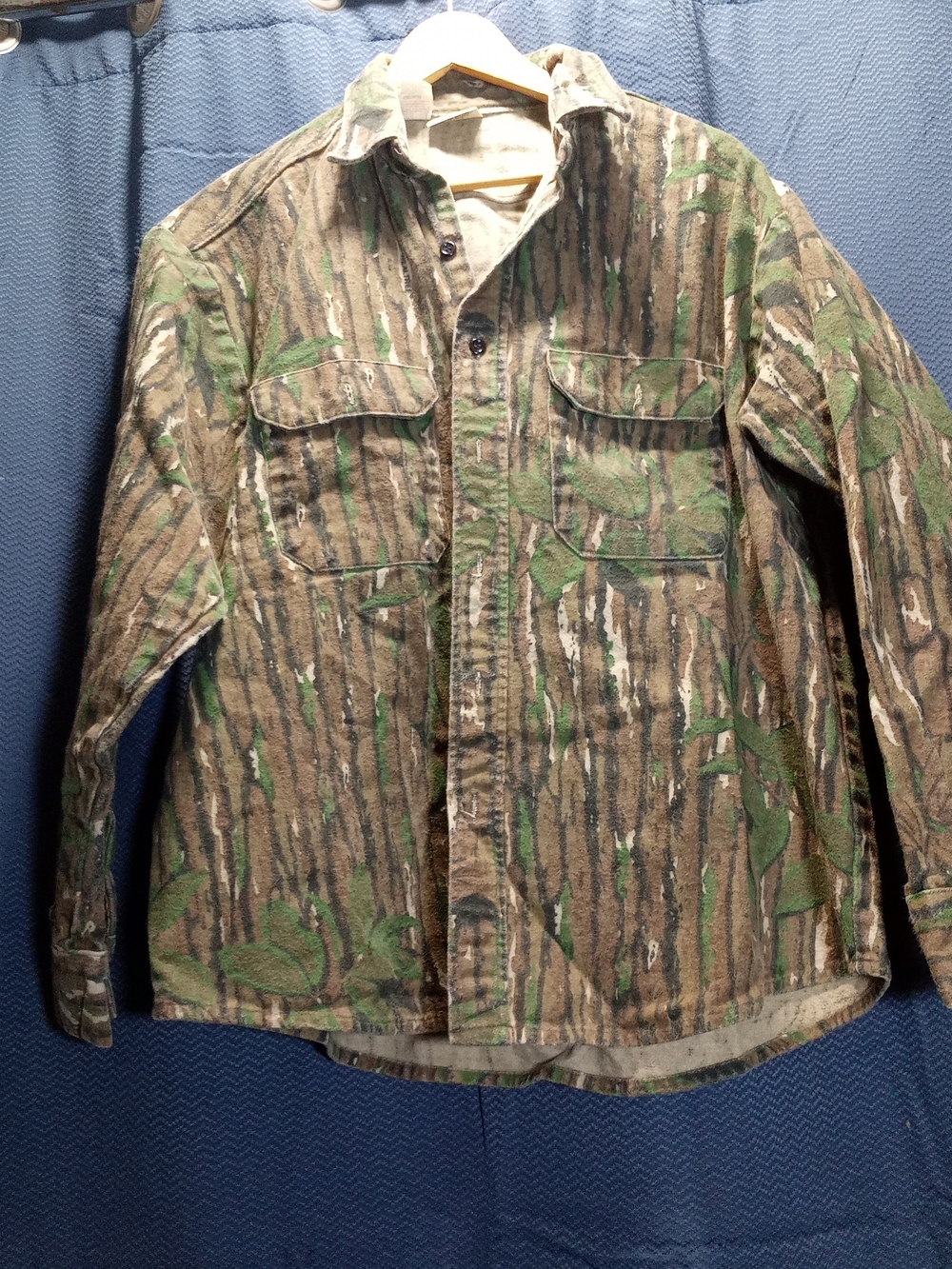 Brother Camouflage Field Jacket in Green, Brown and Tan Made In U.S.A